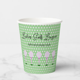 レディースゴルフリーグパーティー紙カップ 紙コップ