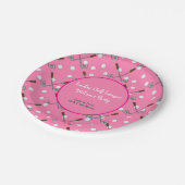 レディースゴルフリーグパーティー紙プレート ペーパープレート (アングル)