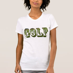 レディースゴルフDimensional Green Logo Tシャツ