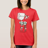 レディースサンタアクロニムティー Tシャツ (正面)