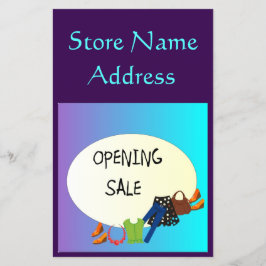 レディースショップオープニングセール>フライヤー チラシ