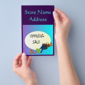 レディースショップオープニングセール>フライヤー チラシ (ハンドル)