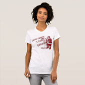 レディースジャージーTシャツ(サンタ宛の手紙あり) Tシャツ (正面フル)