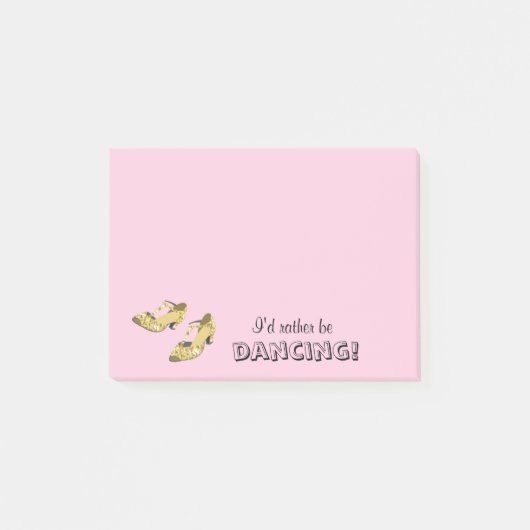 レディースダンスは私にむしろ踊っていましたカスタムを蹄鉄を打ちます ポストイット (正面)