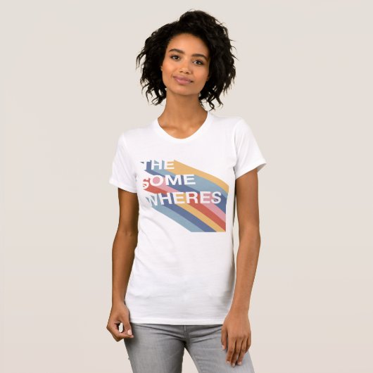 レディースツアーTee – ライトシャツ用の暗い文字 Tシャツ (正面フル)