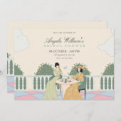 レディースティーガーデンブライダルシャワー 招待状 (正面/裏面)