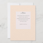 レディースティーパーティーアイディア 招待状 (裏面)