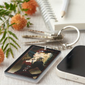 レディーステームパンクビクトリアンレッド キーホルダー (正面右)