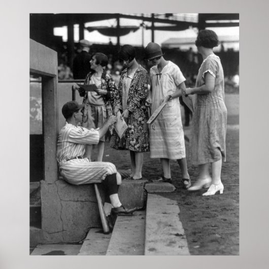 レディースデイ野球ファン, 1920年代 ポスター (正面)