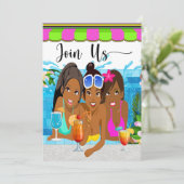 レディースデーアウトパーティー招待状 招待状 (スタンド正面)