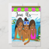 レディースデーアウトパーティー招待状 招待状 (正面)