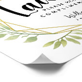 レディーストイレの看板 – トイレタリーバスケットのクリスタル ポスター (角)