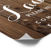 レディーストイレの看板 – トイレ用バスケットの緑 ポスター (角)