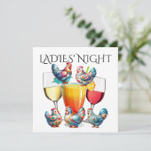 レディースナイトなど　ご招待 招待状 (スタンド正面)