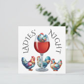 レディースナイトなど　ご招待 招待状 (スタンド正面)