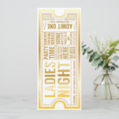 レディースナイトのフルカスタマイズ招待状 招待状 (スタンド正面)