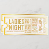 レディースナイトの招待状-カスタマイズしよう！ 招待状 (正面/裏面)