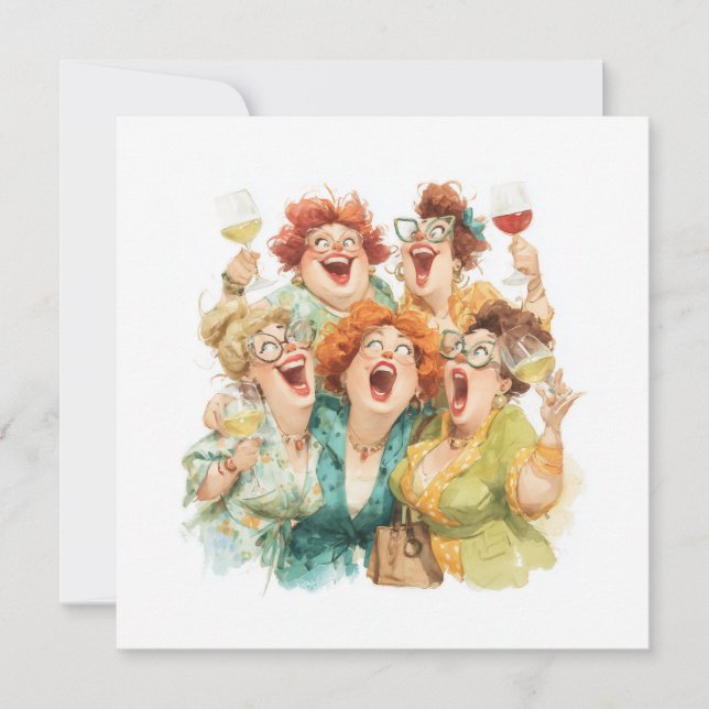 レディースナイトの笑い (正面)