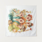 レディースナイトの笑い タペストリー (正面(横))