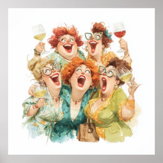 レディースナイトの笑い ポスター (正面)