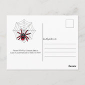 レディースナイトアウトハローウィンパーティ ポストカード (裏面)