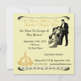 レディースナイトアウト招待状 招待状