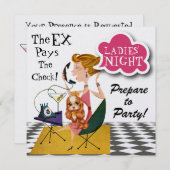 レディースナイトアウト – SRF 招待状 (正面/裏面)