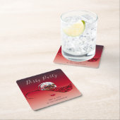 レディースハットダービーパーティー スクエアペーパーコースター (インサイチュ)