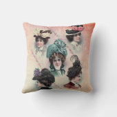 レディースハットビクトリアンファッションショー クッション (裏面)