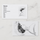 レディースハットビジネスカード 名刺 (正面/裏面)