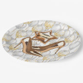 レディースハッピーバースデー ペーパープレート (アングル)