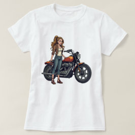 レディースバイカー Tシャツ