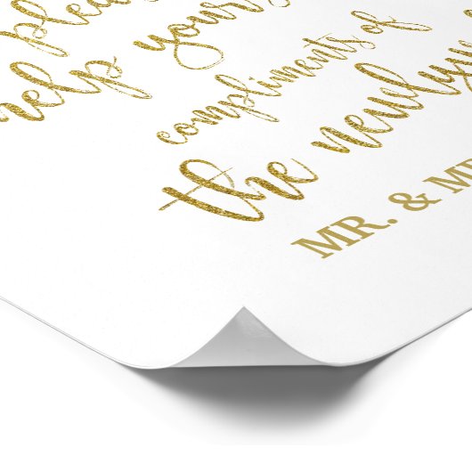 レディースバスルームグリッター8x10結婚のサイン ポスター (角)