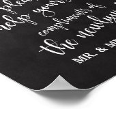 レディースバスルームバスケット8x10シャルコアードサイン ポスター (角)