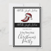 レディースバーチャルホリデーパーティー 招待状 (正面)