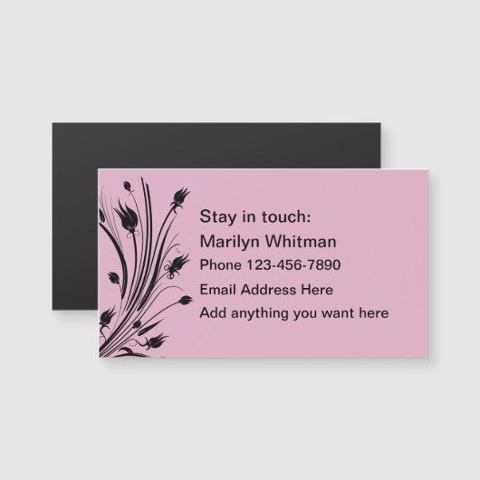 レディースパーソナル冷蔵庫マグネットカ連絡ッド (正面/裏面)