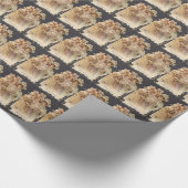 レディースビクトリアンヴィンテージクリスマスラッピング紙 ラッピングペーパー (角)