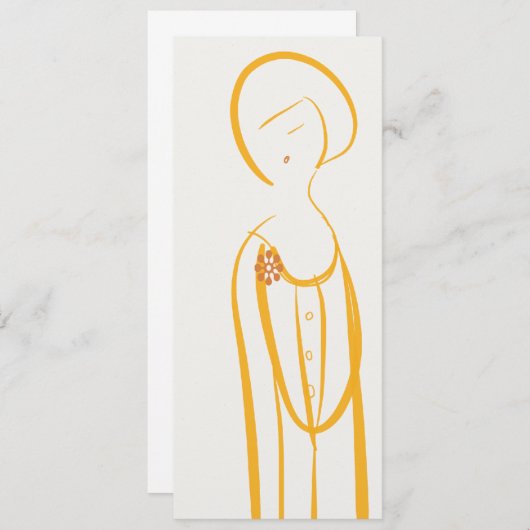 レディースファッションイベントまたはパーティー 招待状 (正面/裏面)