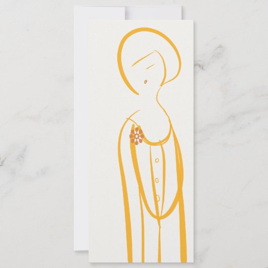 レディースファッションイベントまたはパーティー 招待状 (正面)