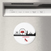 レディースファッションテーマロンドンスカイラインマグネット マグネット (インサイチュ (食洗機))