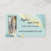 レディースファッション小売店舗ブティック 名刺 (正面)