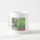 レディースファンタジーファッション コーヒーマグカップ (正面左)