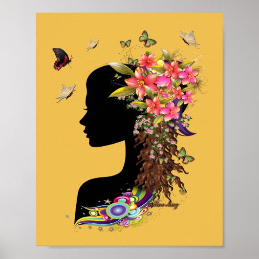 レディースファンタジーファッション ポスター (正面)