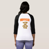 レディースフィット長袖 – サバイバルトレックエスケープ Tシャツ (裏面フル)