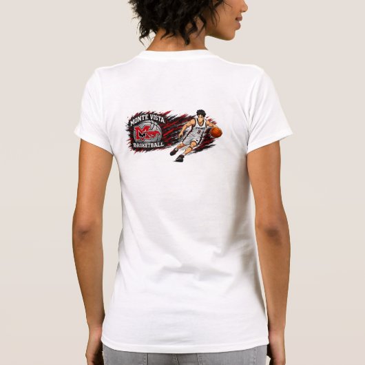 レディースフィットTシャツ Tシャツ (裏面)