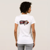 レディースフィットTシャツ Tシャツ (裏面フル)