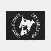 レディースフォーカマラハリスウィッカ信者異教のチーキーウィッチ フリースブランケット (正面(横))