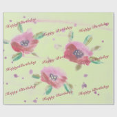 レディースフローズイベント歓迎 ラッピングペーパー (フラット)