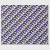 レディースブルーウィッグ ラッピングペーパー (フラット)