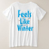 レディースプラスサイズTシャツ プラスサイズTシャツ (デザイン裏面)